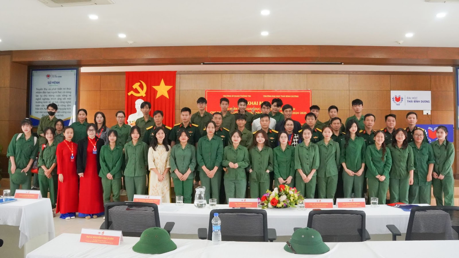 Kế hoạch huấn luyện GDQP&AN cho sinh viên trường Đại học Thái Bình Dương năm học 2023-2024